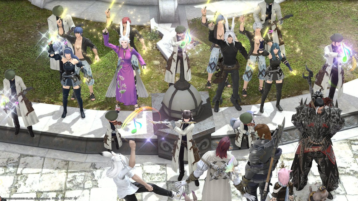 miko_topfield's tweet photo. Paw's Paws &amp; Black Rose in Limsa Lominsa(Hyperion) https://t.co/nRZPIGX6ng