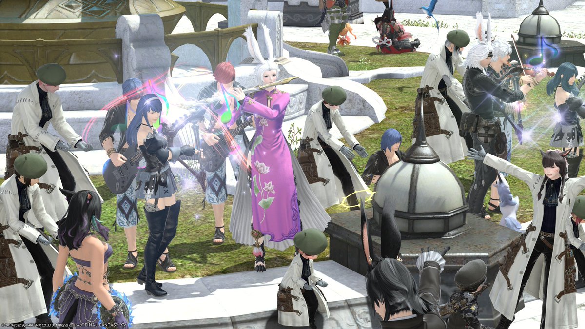 miko_topfield's tweet photo. Paw's Paws &amp; Black Rose in Limsa Lominsa(Hyperion) https://t.co/nRZPIGX6ng