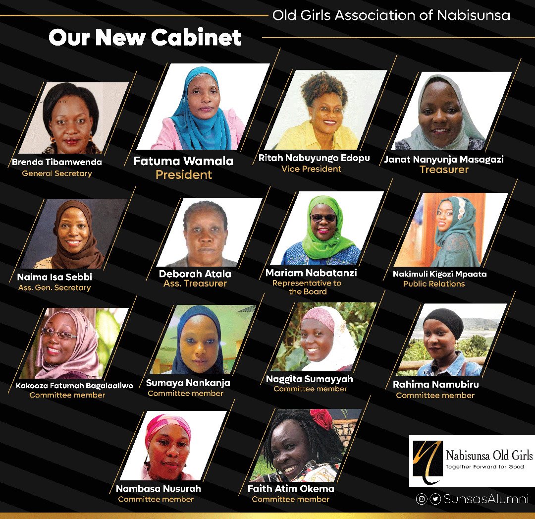 In with the new; this is the cabinet that was duly elected at the #AGM2022 and will run OGAN for the term 2022-2025. 

#OGAN #NabisunsaLadies #TogetherFowardForGood #ProudlySunsas