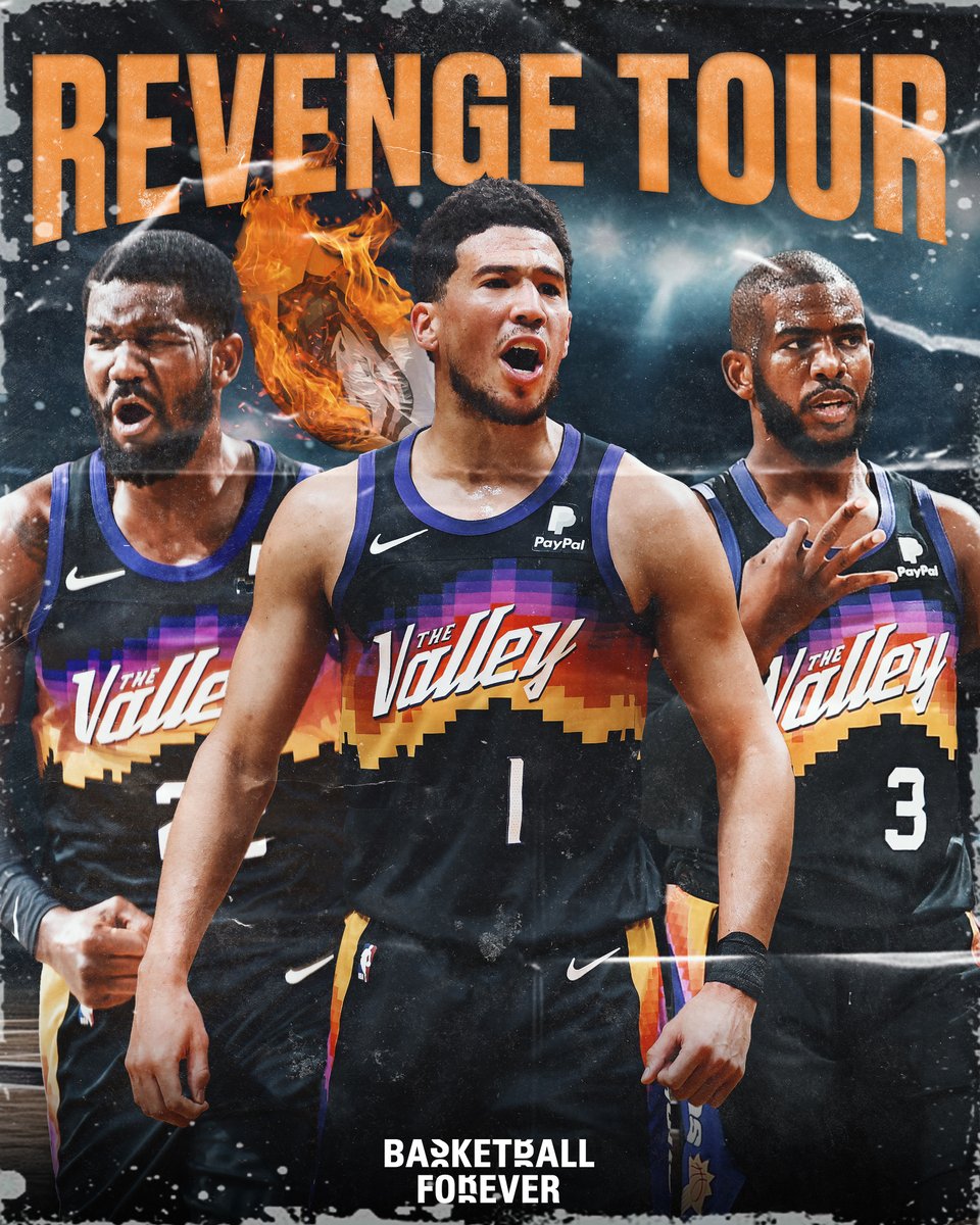 bballforever_'s tweet photo. Suns with 22-point comeback to GET REVENGE against the Mavericks!

Devin Booker with 28 PTS, 4 REB, 9 AST! https://t.co/CxYXrxJ6JG