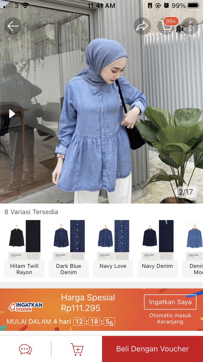 littlenumbuggy's tweet image. Atasan kemeja denim shope.ee/2AeClVCOzh