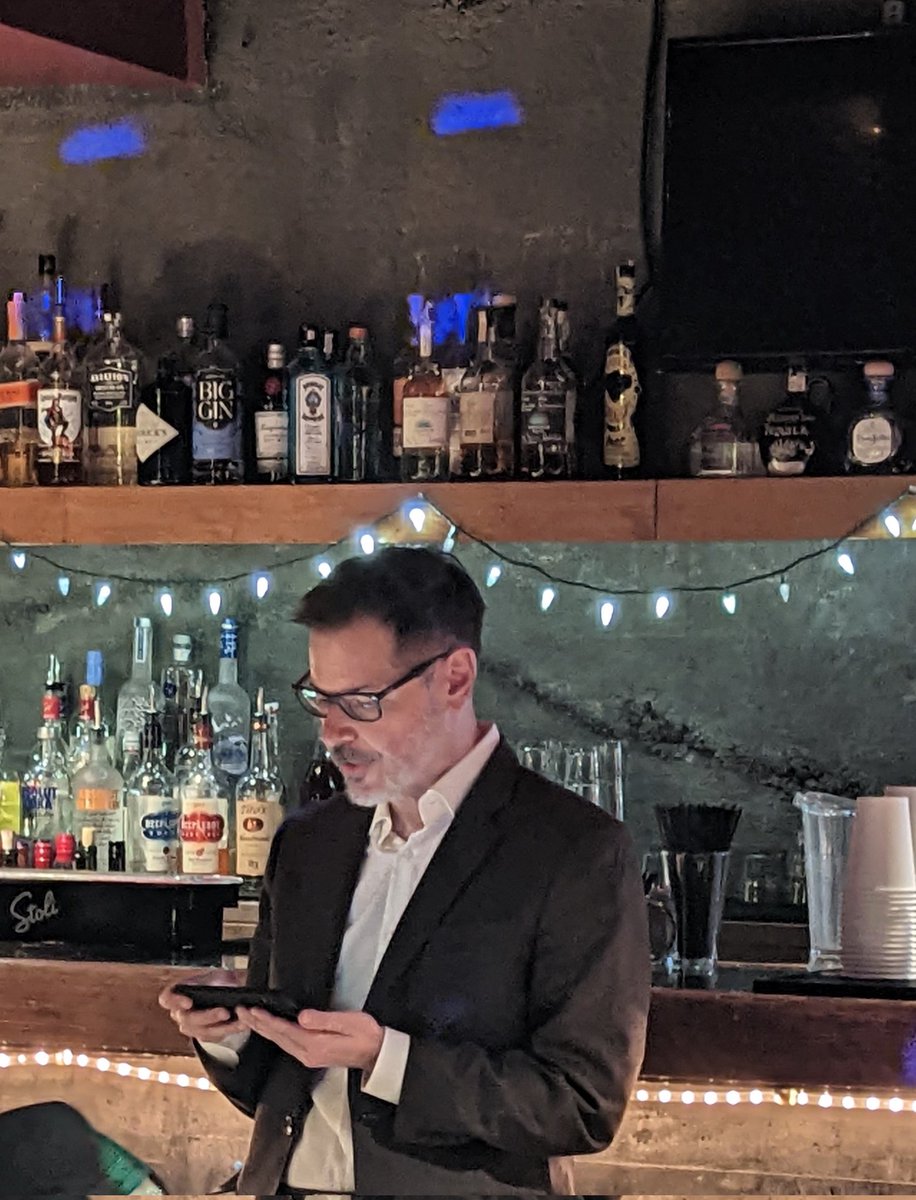 BethanyMaines's tweet photo. Who needs a little dose of childhood trauma? @dimestorecaesar bringing the #noir pain to #NoirattheBar Seattle. https://t.co/wPT1v3AGAu
