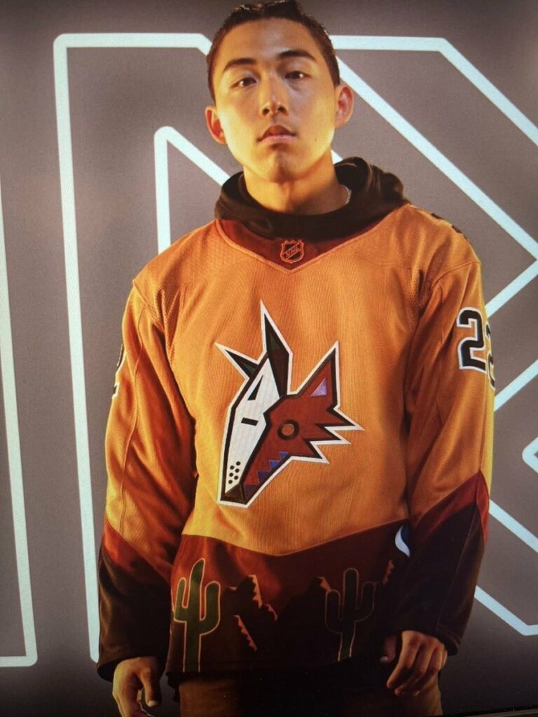 Ørion Taylor on X: Probably the lighting of the photo and all that  but an ASU-themed Reverse Retro? #Coyotes #adidas #reverseretro #ASU   / X