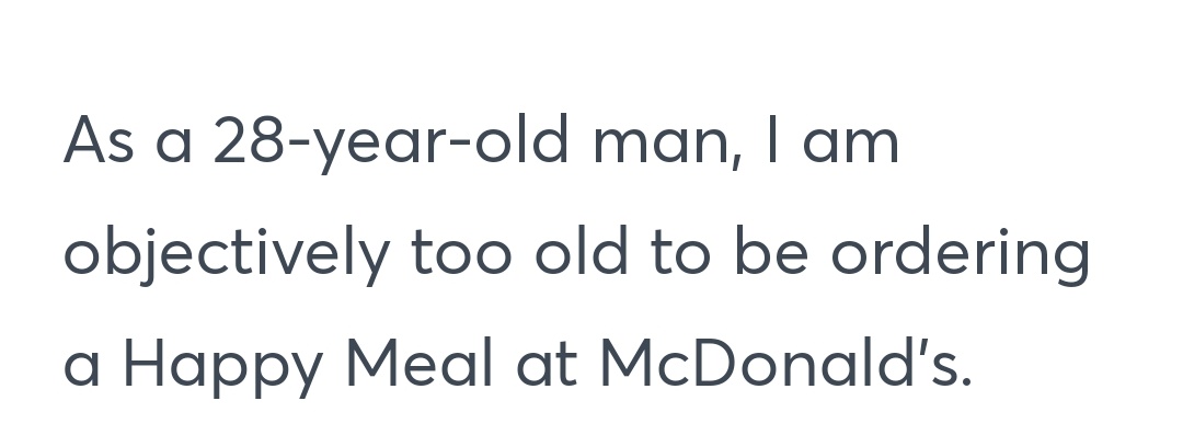 DnD Sesame Tweet On Twitter It Is Called A Happy Meal Not A Kids Meal 
