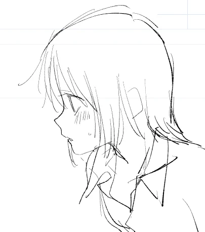 原稿の端っこに描いたらくがきがなんか気に入って消せない(あるある) 
