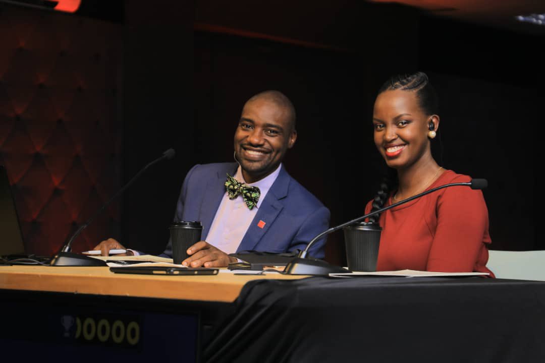 CapitalFMUganda's tweet photo. The hosts of last night’s #NBLBeAMillionaire grand finale.
@Mizzflav x @benmwine #BAMSn2 https://t.co/gjUq8v5k1N