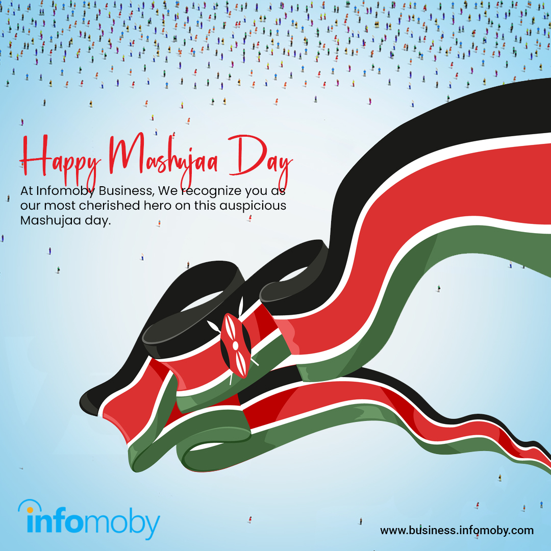 Infomoby_Biz's tweet photo. At Infomoby Business, We recognize you as our most cherished hero on this auspicious Mashujaa day.
~Happy Mashujaa day
#nationalday #heroes https://t.co/6XN8VmeYJU