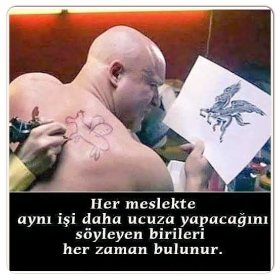 10-15 liralık işi 5 liraya yaptırmak isteyen herkes bundan sonra o işi 5 liraya yapan insanlarla çalışsın.

Çünkü..
