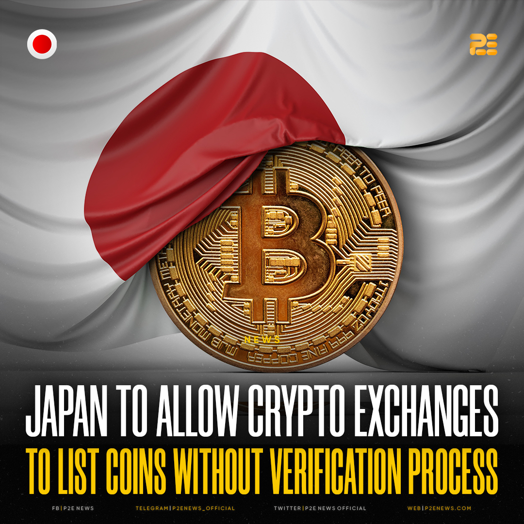 P2ENewsOfficial's tweet photo. Bloomberg reported that Japan will permit crypto exchanges to list coins without a verification procedure.

FULL STORY: https://t.co/T39xZJ49W9
#Cryptocurency #Crypto https://t.co/GqIi5oQMNE