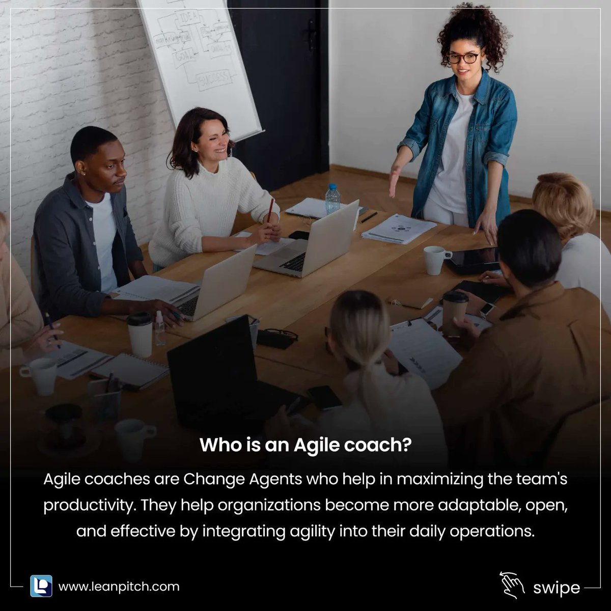 leanpitch's tweet photo. Why every organization needs an Agile coach?
Agile Coaches are one of the highly-valued job roles in the industry.

Want to know more about their responsibilities?
Swipe right!

#Agile #Agilecoaches #Agilitythinking #learning #creativity #productivity #agiletd https://t.co/L2j7dEUMeX