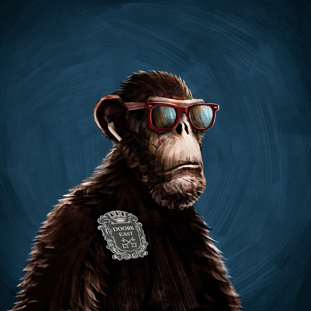 ApeThaneWilson's tweet photo. @letitswingranch @the_ape_society @TZ0320 Give an Ape some clothes and he’ll be clothed for a day.
Teach an Ape to weave and it'll take him a very long time to clothe himself.🤣🤣🤣 Does a badge, glasses and modesty pods count? 🤣🤣🤣@TAS_Doorks #doork #doorkeast #d11 https://t.co/t5T0anEBuJ
