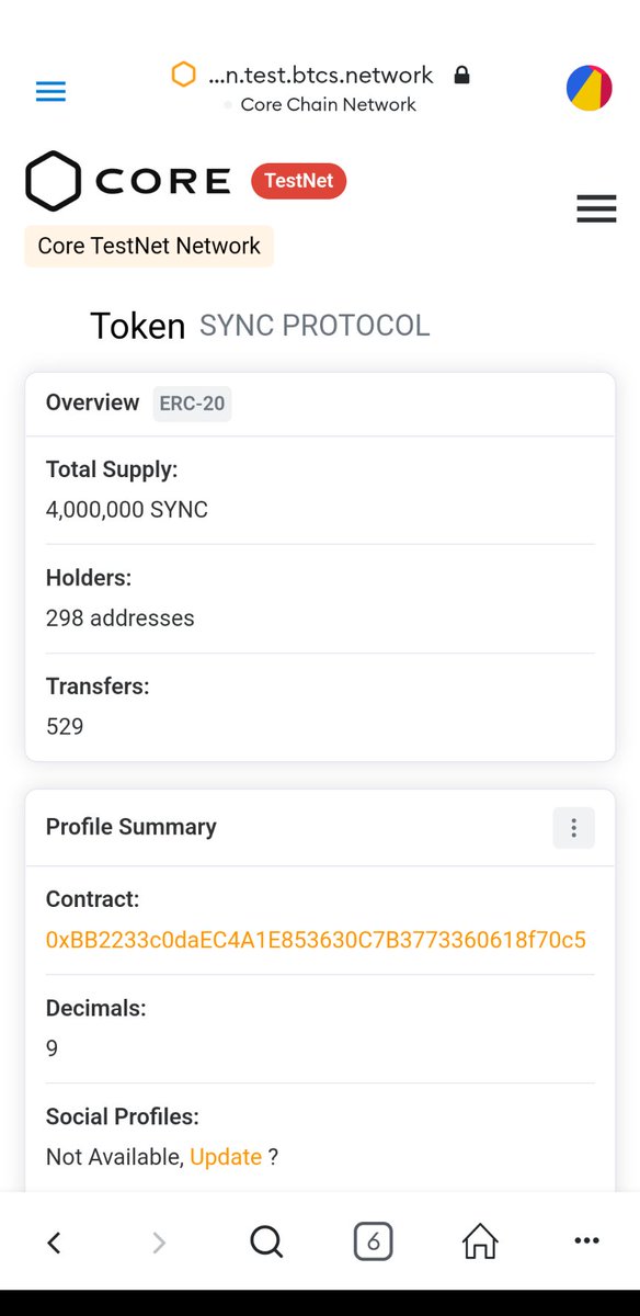 ComeRino's tweet image. #SyncProtocol の #SYNC はまだ298アドレスしかホルダーがいません😂
#CorePublicChain はもう少しマイナーがテストネットに参加していくべきだと思うのです
#Token