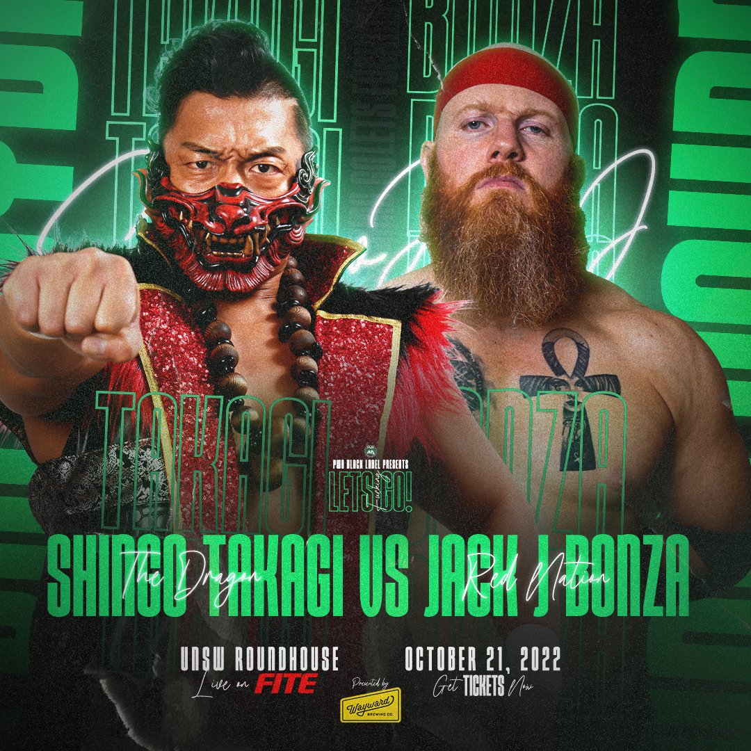 PWA Black Label (@pwaaustralia) on Twitter photo 🔥🚨 PWA Black Label presents: Lets F%&$ing Go! is TOMORROW! 🚨🔥
A STEEL CAGE MAIN EVENT 🔒, TOWNS performing LIVE 🎸, <a href="/njpw1972/">新日本プロレスリング株式会社</a>'s <a href="/Takagi__Shingo/">鷹木 信悟(SHINGO TAKAGI)</a> 🐲 and so much more.
🎟️ Get your tickets NOW! 🎟️
tinyurl.com/PWALFGRoundhou…
🎥 Watch live on @FiteTV 🎥 #pwaonfite #PWALFG 🔥🚨 PWA Black Label presents: Lets F%&$ing Go! is TOMORROW! 🚨🔥
A STEEL CAGE MAIN EVENT 🔒, TOWNS performing LIVE 🎸, <a href="/njpw1972/">新日本プロレスリング株式会社</a>'s <a href="/Takagi__Shingo/">鷹木 信悟(SHINGO TAKAGI)</a> 🐲 and so much more.
🎟️ Get your tickets NOW! 🎟️
tinyurl.com/PWALFGRoundhou…
🎥 Watch live on @FiteTV 🎥 #pwaonfite #PWALFG