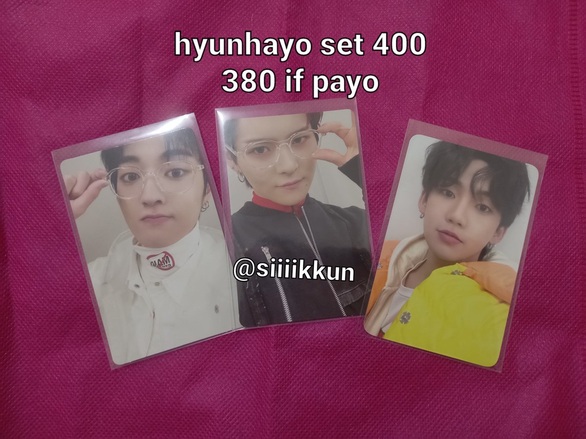 siiiikkun's tweet photo. WTS LFB PH
hyunhayo tss:chap 1 
can tingi 140 each
haruto blue pb selfie pc, yoshi green pb selfie pc &amp; hyunsuk ktown pob
payo/ 2 days reservation 
📍Pavia, Iloilo
mop: GCASH
mod: jnt

🏷WTS LFB treasure pc ph yoshi haruto specs choi hyunsuk ktown pob pb selfie https://t.co/MFToHybprU