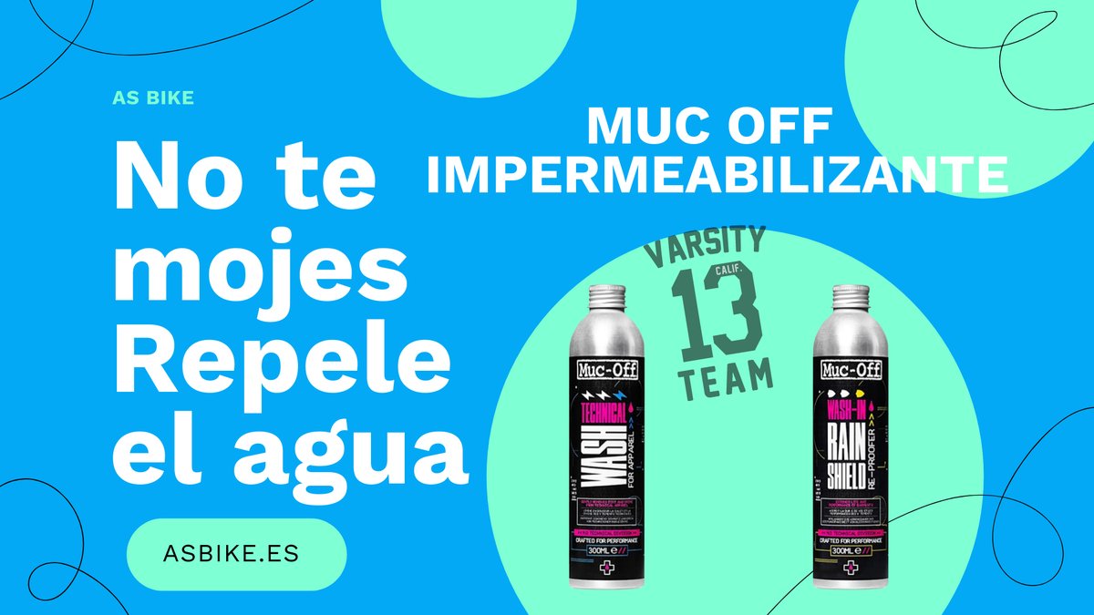 ¿Llueve?😱 ¡No hay problema! Nuevo impermeabilizante de Muc-Off 😁 
rfr.bz/t3hq36y
rfr.bz/t4q2mkk