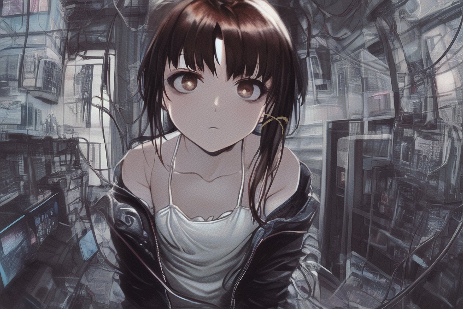 全身疲労骨折 これは流石にserial Experiments Lain Novelai Aiイラスト Aiart T Co 031uac6akx Twitter