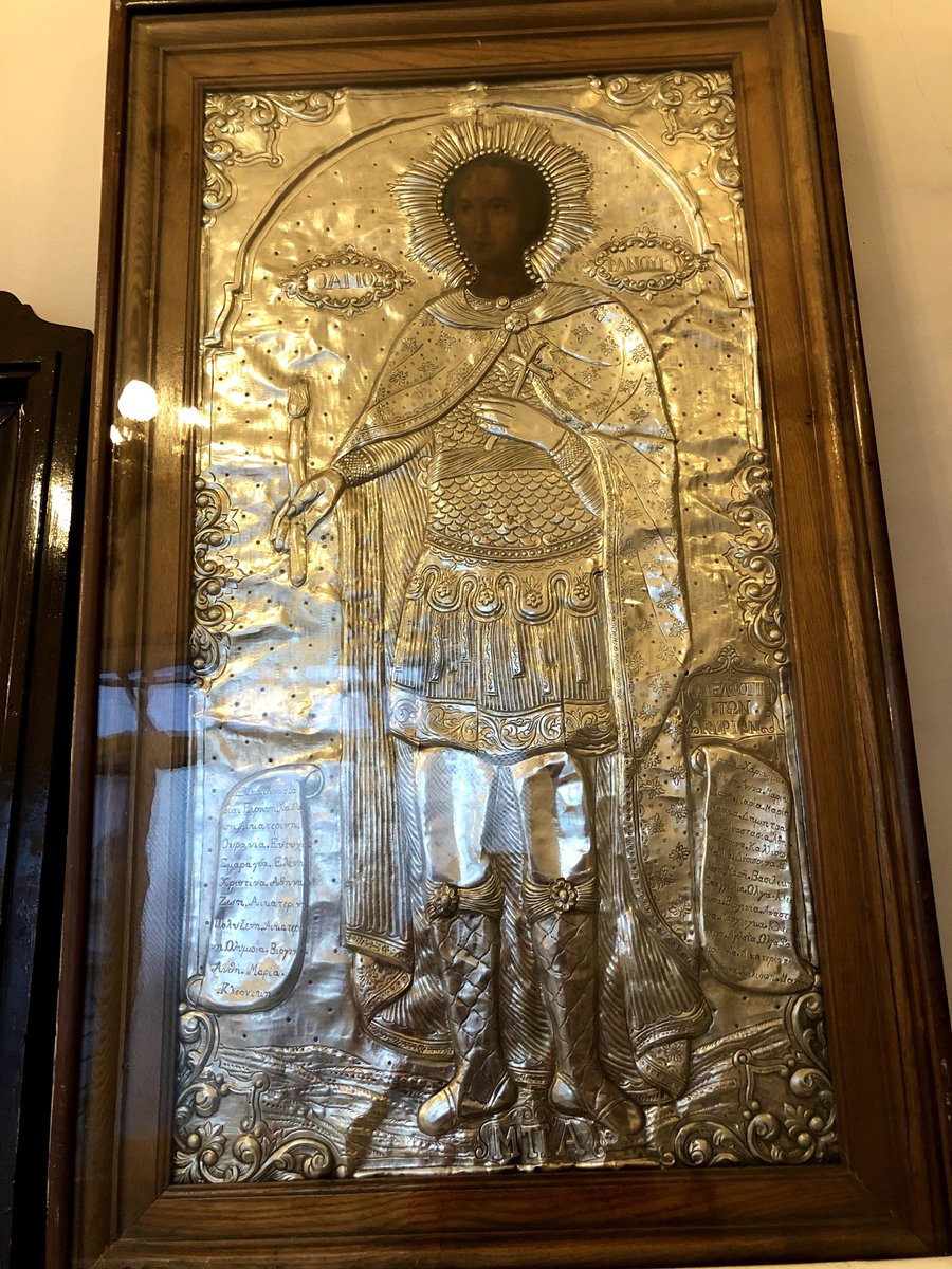 ssnmaz's tweet photo. Ayazması olan İstanbul Kiliseleri       Ayia Efimia Rum Ortodoks Kilisesi, 1694 yılında inşa edilmiştir. Doğu duvarında Ayia Paraskevi adına bir ayazma ve 1879 tarihli anıtsal bir ikona yer alır. Kilise  Kadıköy çarşı merkezindedir.  #istanbulunmekanları #kiliseler https://t.co/l7h5JHNpa5