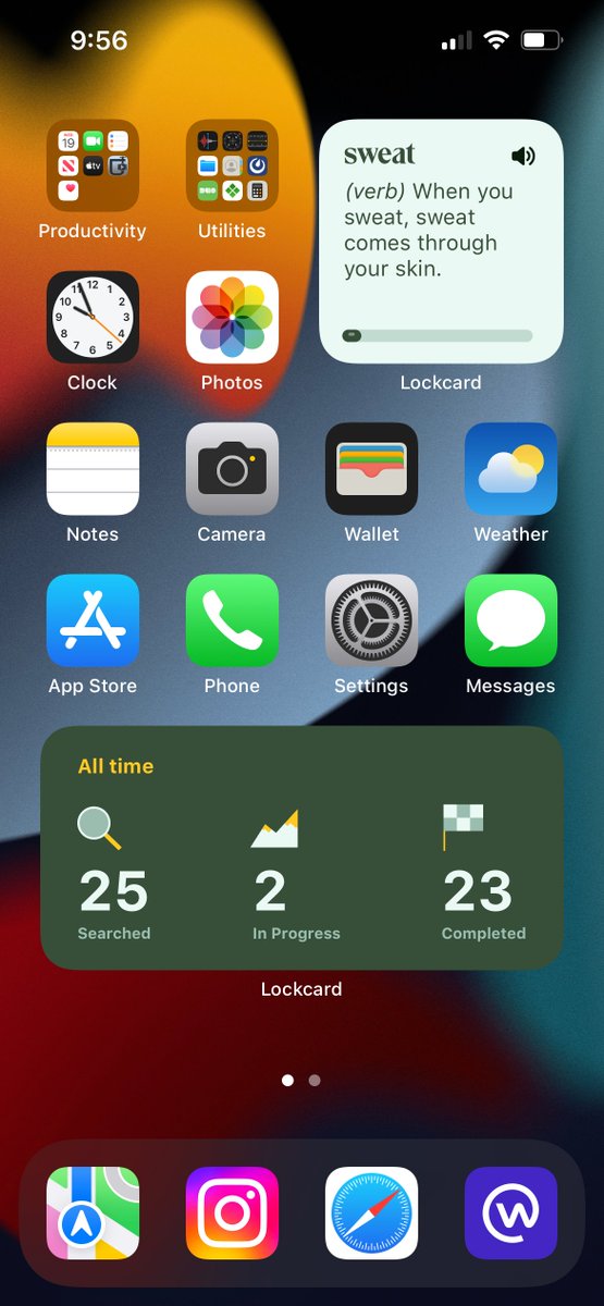LockcardApp's tweet photo. Added to cute progress (📈) widget in our last update! https://t.co/x02BMlOinp