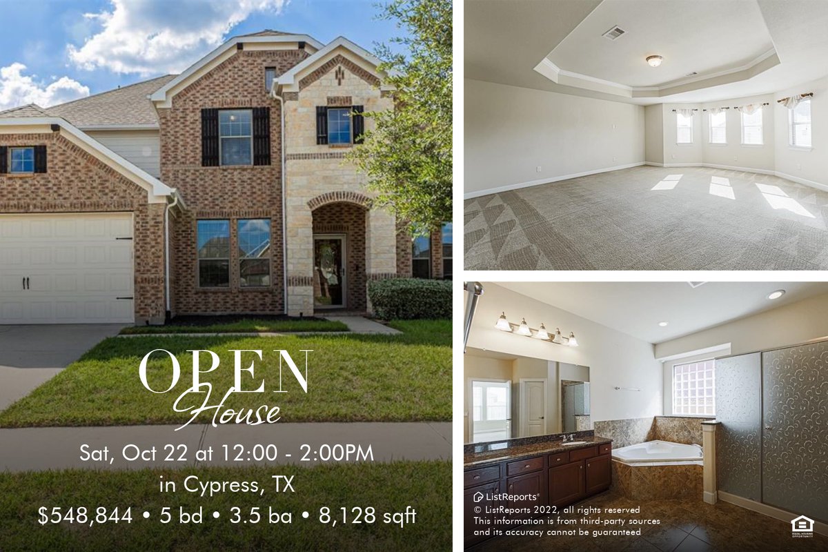 louisianimal_86's tweet photo. Open house this Saturday! 15311 Bartlett Landing Drive. Cypress TX Hope to see you there! #realestate #houston #realtorlife #houstonrealtor #realtormarketing #buyersagent #dreamhome #cypresstx #htxrealtor #htxrealestate #fyp #blackownedbusiness #foryoupage #viral #openhouse https://t.co/heX3haxO3n
