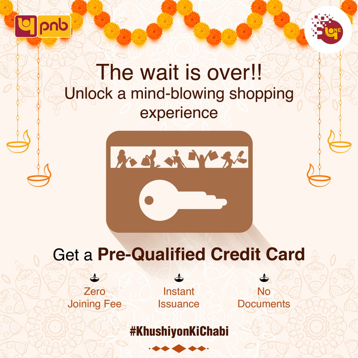 pnbindia's tweet photo. This Diwali take your family for shopping so they can enjoy shopping experience with PNB Pre Qualified Credit Card.

#PreQualifiedCreditCard #CreditCard #Diwali #diwalicelebration #khushiyonkichabi #AmritMahotsav https://t.co/jGocJCyvrX
