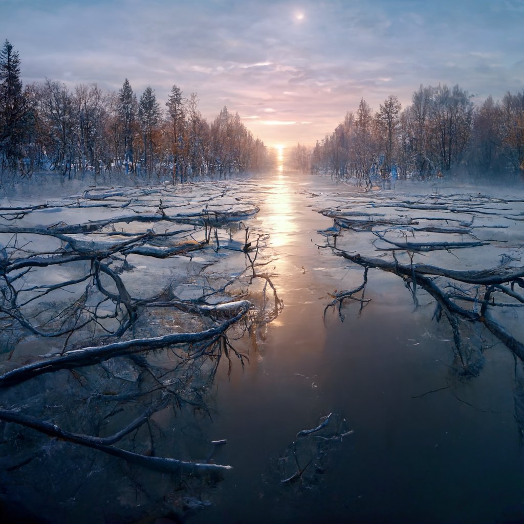 GamingPaPaa's tweet photo. #AIart #aiartcommunity #midjourneyAi  #midjourneycommunity #WINTER #frozenlake #midjourney #stablediffusion #AIArtwork https://t.co/BEMTiogbD5