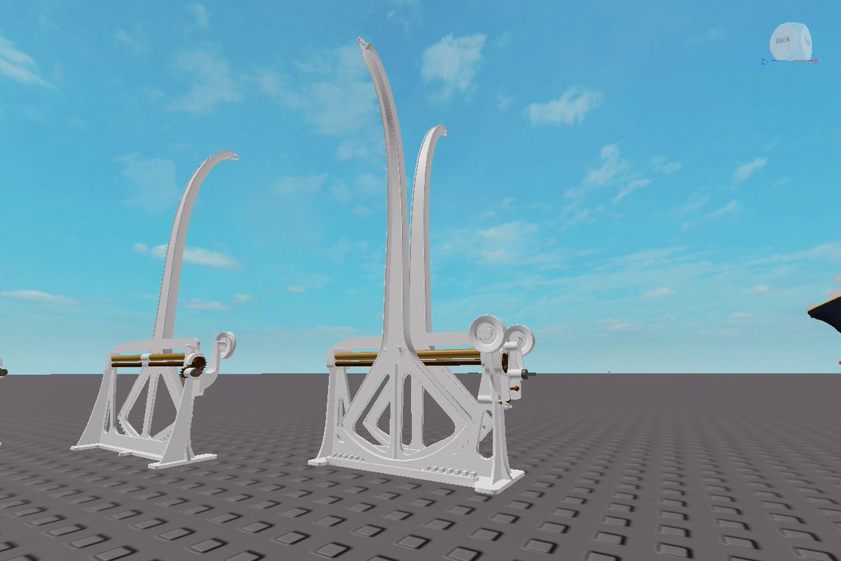 New davits for #RobloxTitanic 3.0