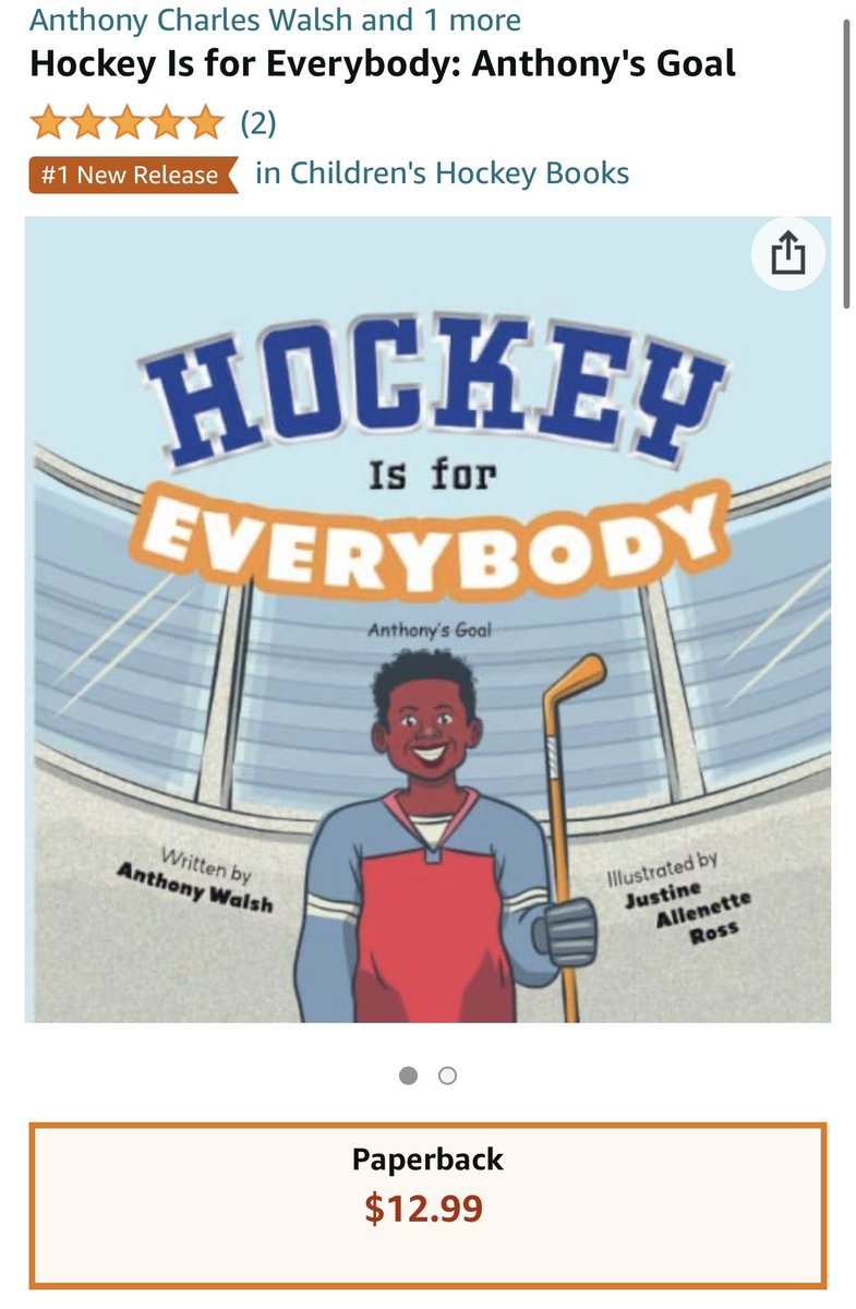 anttheauthor's tweet photo. WE DID IT! We made it to #1 again⭐️
Humbled by such a great swell of support for the relaunch of the “Hockey Is for Everybody” series! Thank you all for your support and help with spreading this message! Let’s continue the momentum. #hockeyisforeverybody #movementnotmoment https://t.co/pPMZ49wISx