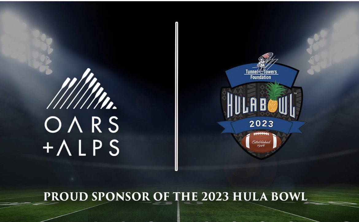We are really excited to announce our Proud Sponsor @oarsandalps for the 2023 Hula Bowl College Football All-Star Game! Skin care designed to help you level up your fitness + recover as hard as you train! #hulabowl #football #train #college #collegefootball #collegeplayer