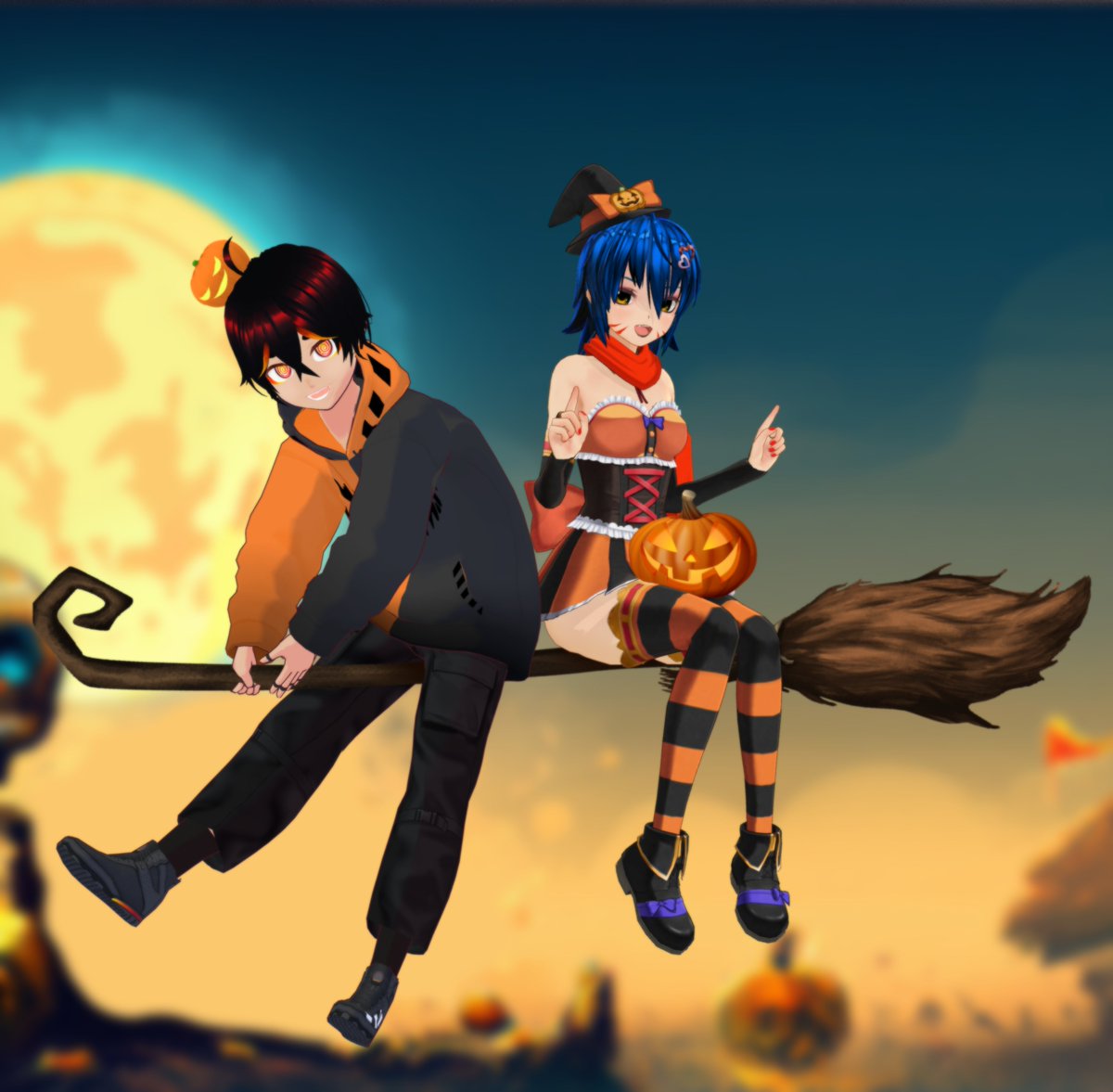 TortazaVT's tweet photo. 🎃Colabo con @BlueKitsu para festejar el jaubulin 🎃 #Vtubers #VTuberUprising #VTubeStudio #tortazavt
#bluekitsu
#panas
#elbro #piolaameo #siuuu https://t.co/UcLGGQxL3S