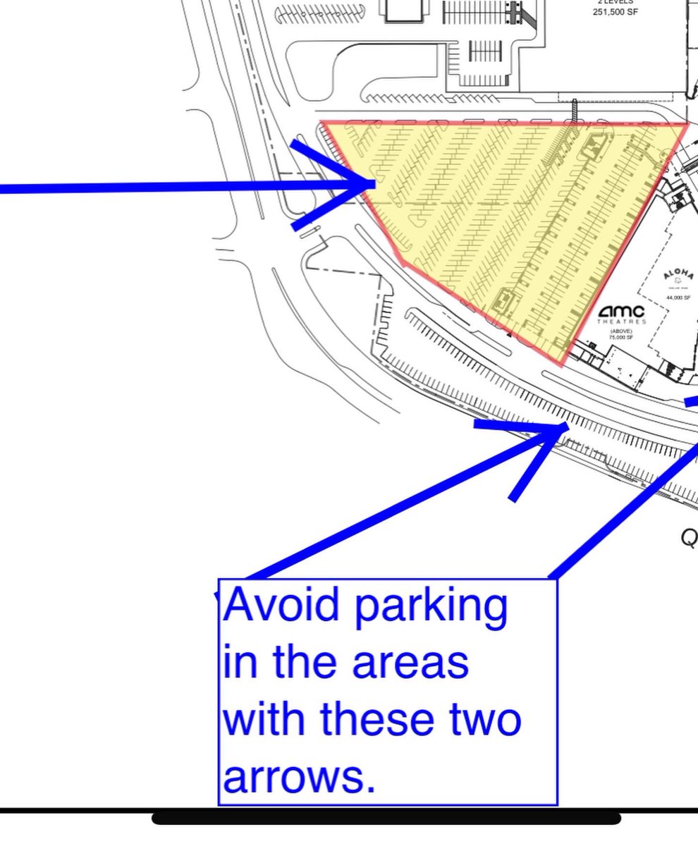 “I Can’t Find Parking!!”
If the parking lots (front and back) are full, please use the over-flow parking lot (see map attached).