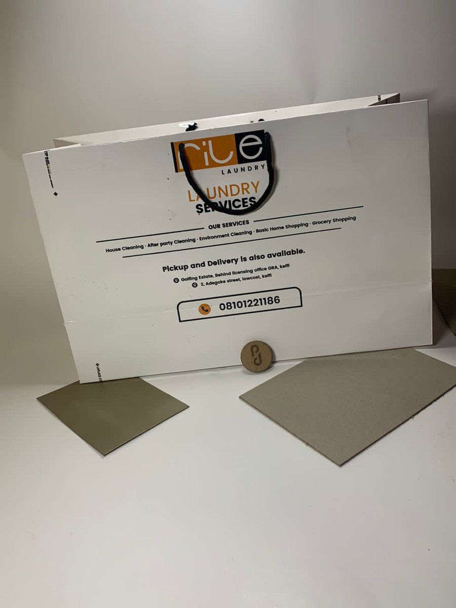 ThePrintPodNG's tweet photo. Imagine your customers get products in lovely paper bags as this. 
Trust us when we say it truly worth it. 
Send a dm and let’s fix something for your brand today. https://t.co/WzZwN0nbDf
