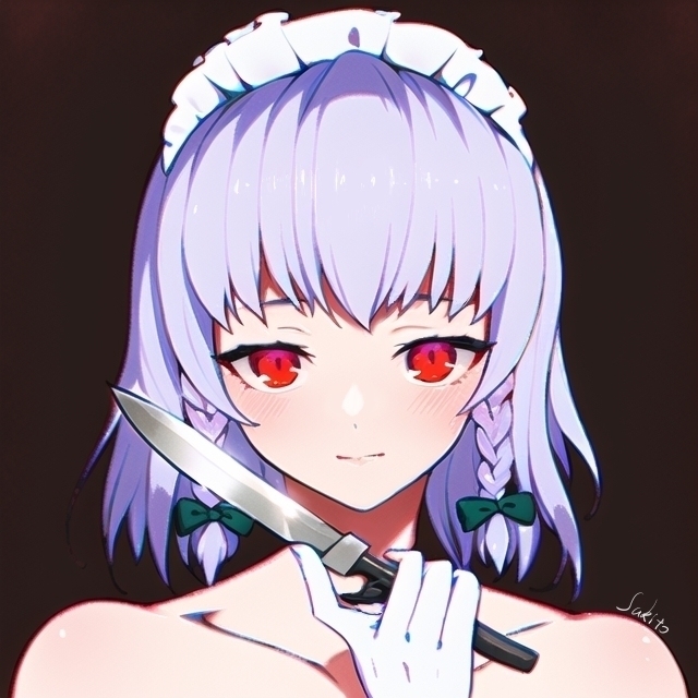 ____Sakito____'s tweet photo. Sakuya #东方project #��夜 #女の子 #头像 https://t.co/0dc3jaFSE6 https://t.co/AoUwBj9fxw