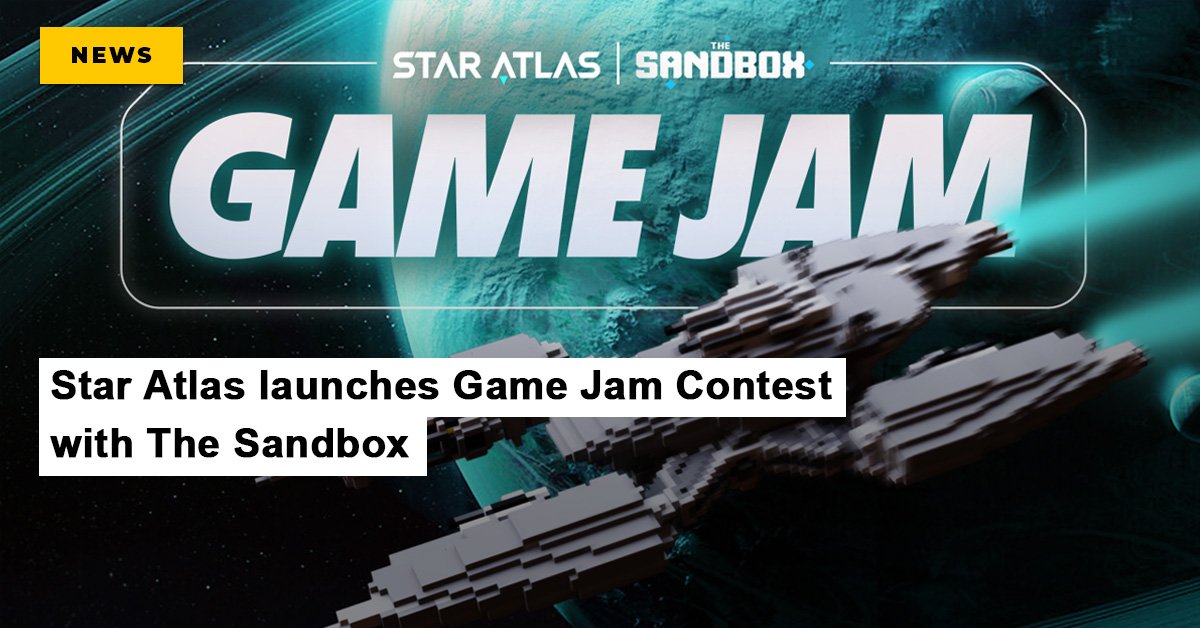 blockza_io's tweet photo. News Update // Join the @staratlas #GameJam Contest today and compete for exciting rewards! Participate in a #game jam contest with @TheSandboxGame . Sign up here.
-https://t.co/4UW4C75t0g
#TheSandbox #SandboxGame #metaverse #Solana
#nextlevelgame #gaming https://t.co/Dou1Swc47y