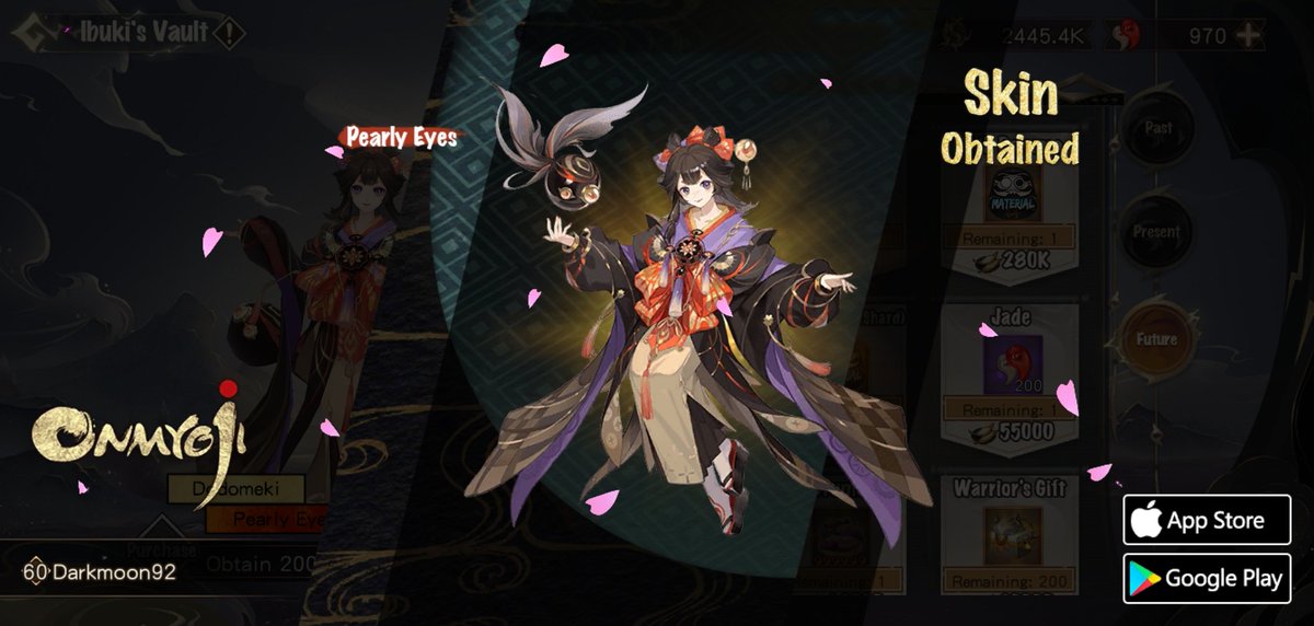 1992Shirokami's tweet photo. #Onmyoji# I got a brand new rare skin! Check it out and try your luck! https://t.co/oZ6pa6H5Yq