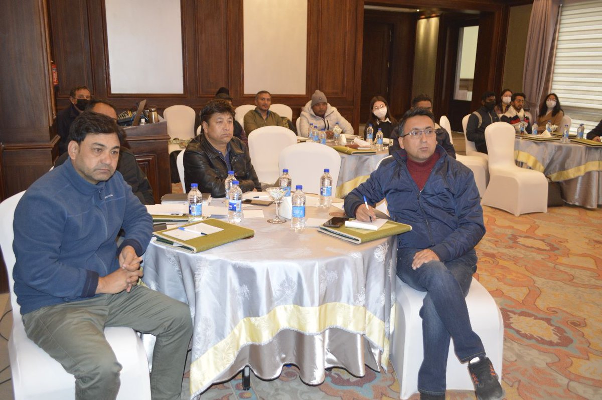SwissEmbassyIND's tweet photo. . @SwissDevCoop in collaboration with the Union Territory of Ladakh organised an interactive workshop on 18-19 Oct on energy efficiency and #renewable integration in buildings. 35 senior govt. officials from various departments participated in the workshop. #CarbonNeutralLadakh https://t.co/H4NrQpaUlK