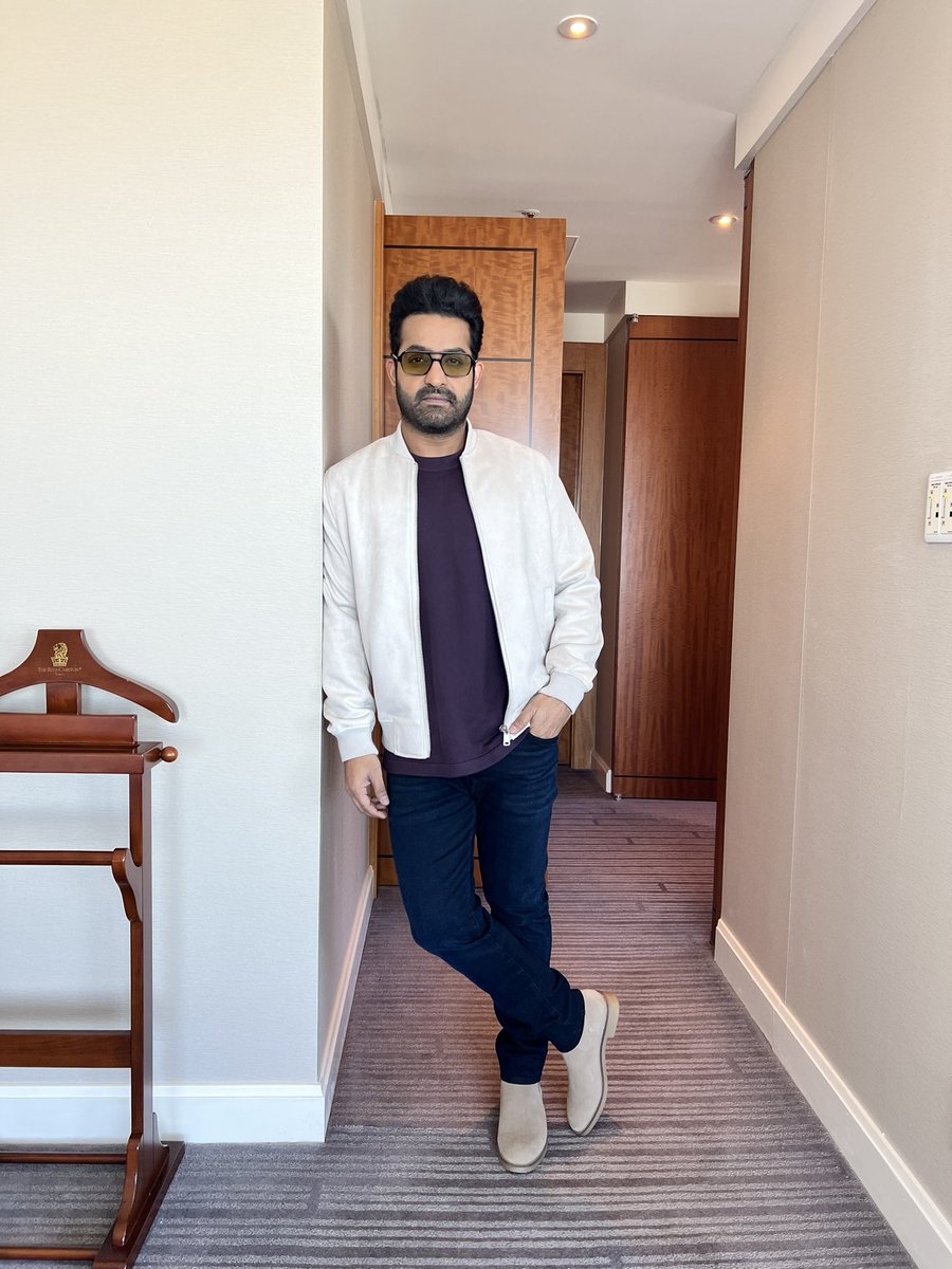 ashwinmawle's tweet photo. ALL SWAGGED 🔥
@tarak9999 for Day 1 of #RRRMovie promotions in Tokyo Japan
Styled by - @ashwinmawle &amp; @hassankhanhak 
#rrrinjapan #rrrmovie @RRRMovie https://t.co/OJ3zRdG9Cb