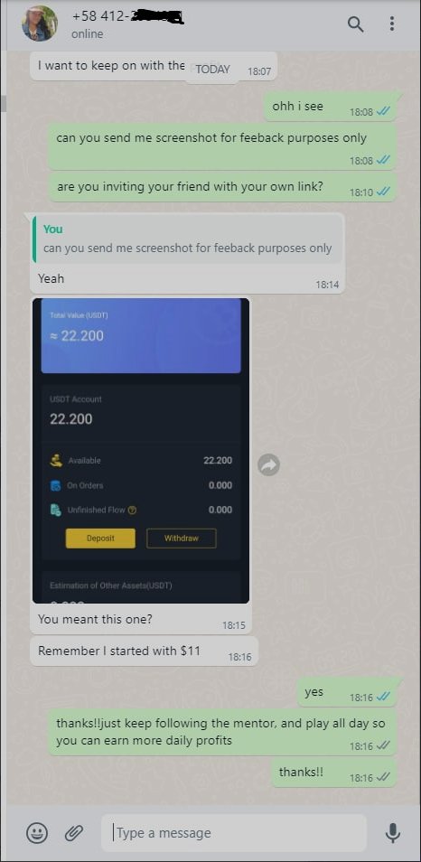 JohnDave0245's tweet photo. One of my refferal that doubled his 11USDT for just 1 session😱👌

Congrats Madam!! More earnings to come😊 https://t.co/rDrZtdOpyO