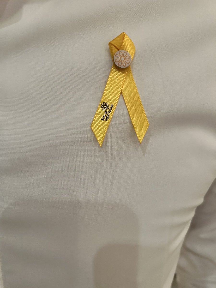 Want kanker draag je niet alleen !💛#dagtegenkanker @komop_tgkanker