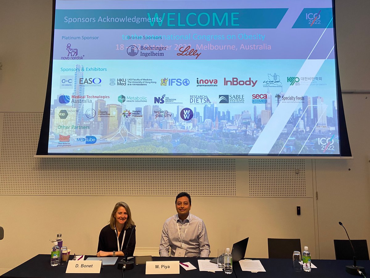 SamochaBonetD's tweet photo. I had the pleasure of chairing the 'Lifestyle interventions' session at #ICO2022 with @MilanPiya  @DrGeorgiaRigas and others #NationalObesityStrategy2022 @ANZOS_Society 🇦🇺🌏 https://t.co/ASXtMp5TkN