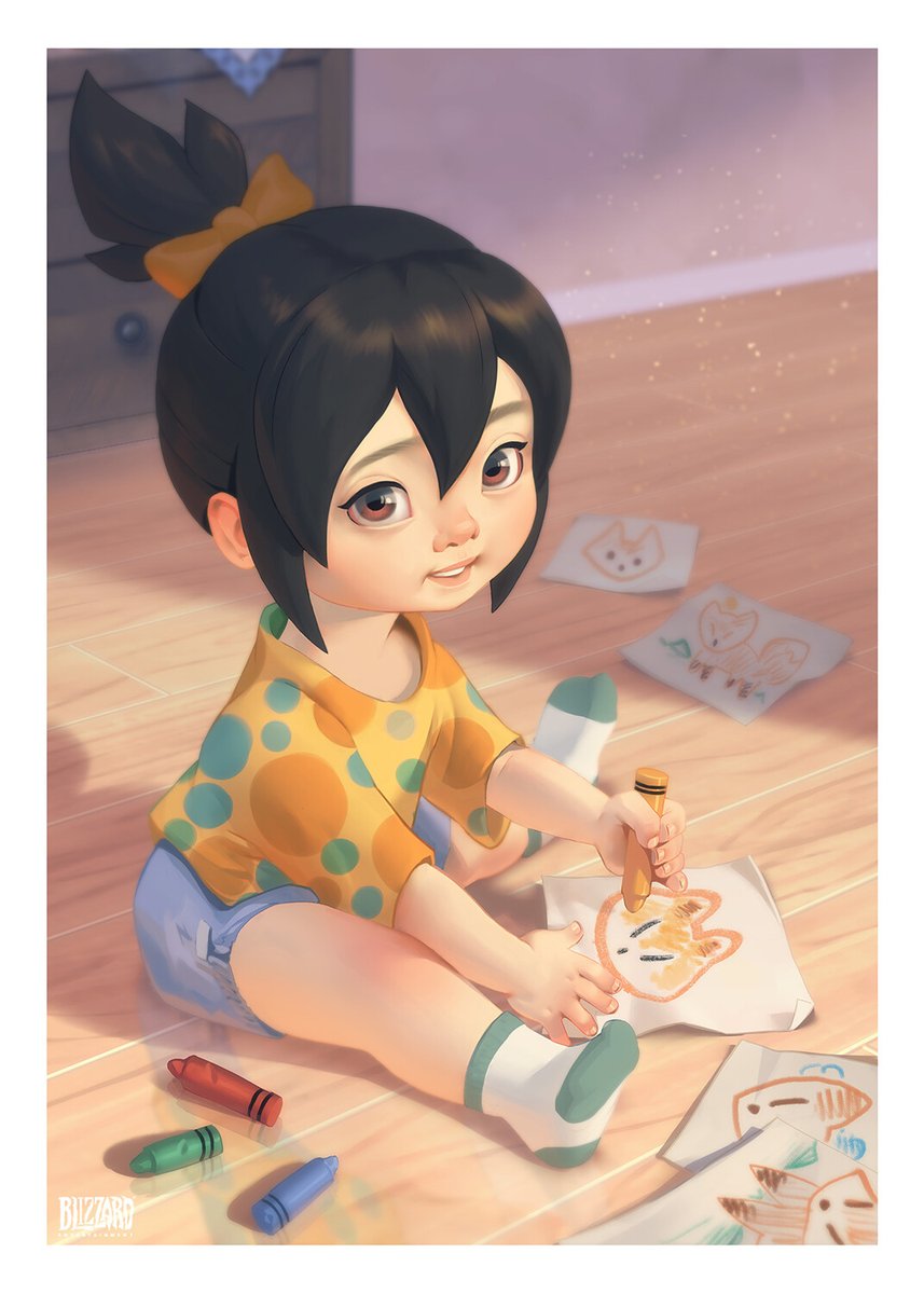 「The Art of Overwatch 2 - Kiriko Origin S」|IAMAGのイラスト