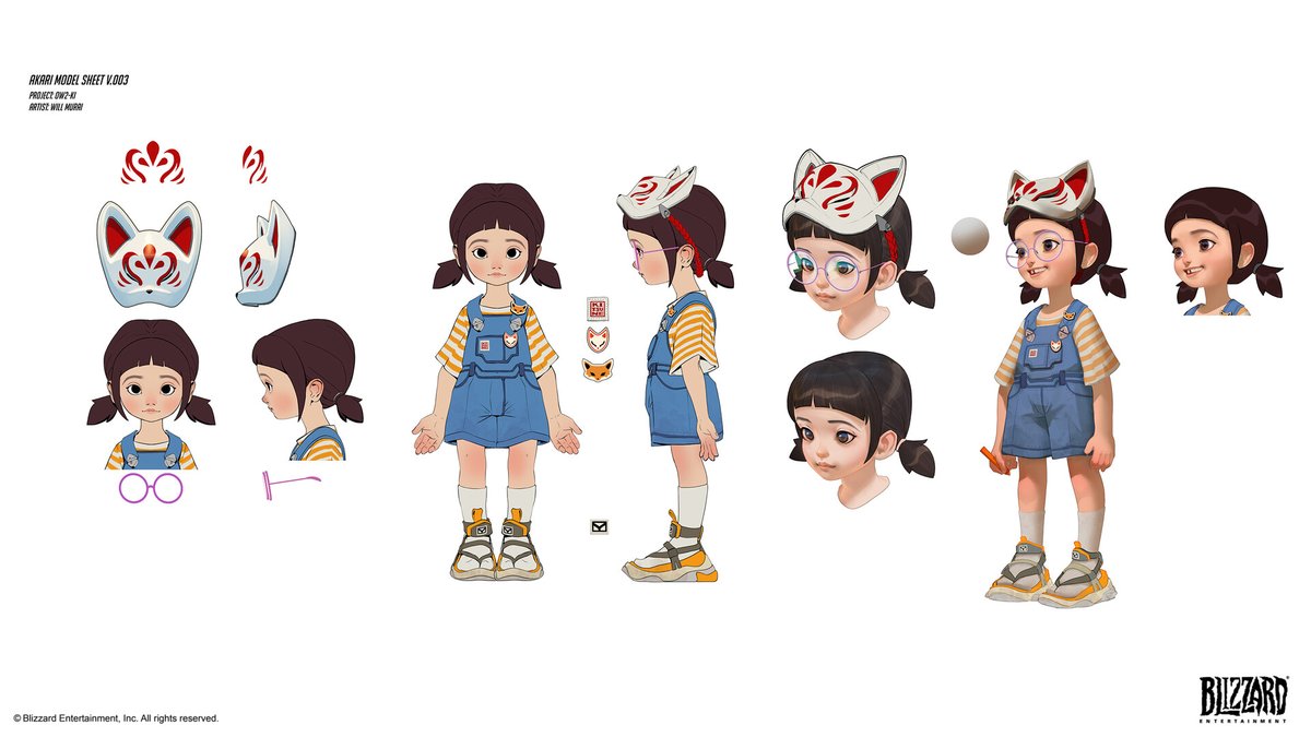 「The Art of Overwatch 2 - Kiriko Origin S」|IAMAGのイラスト
