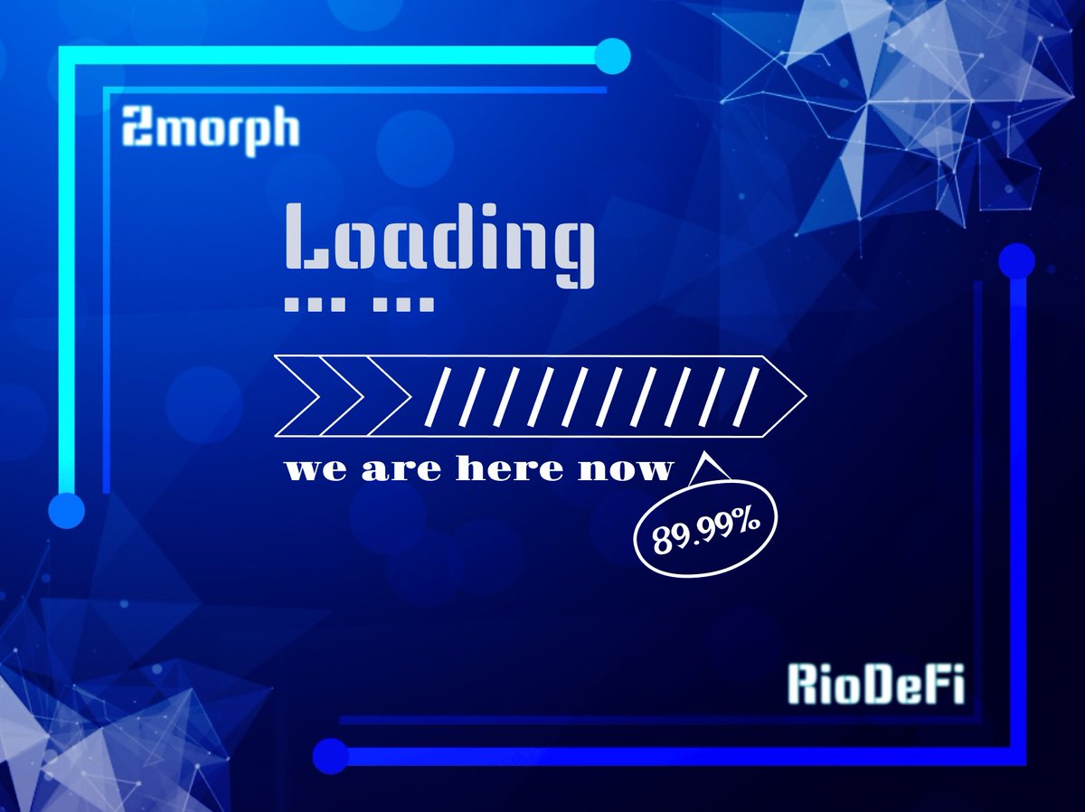 ZMorphL2's tweet photo. What's new? 

In the past few months, the team has made unremitting efforts to develop and finally achieved 89.99% completion.
Many of users are curious about what the real @ZMorphL2  will look like, including the website, app and features.

#Layer2 #zktech https://t.co/vVA9e7mkf6
