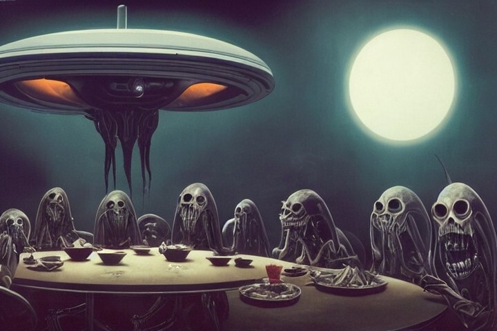 AlanArtMix's tweet photo. Aliens having their lunch!
#food #foodlover #foodblogger #foodie #lunch #lunchie #lunches #lunchbox #alien #aliens #digital #DigitalArt #digitalart #digitalartist #aiart #art #artist #artwork #artoftheday #artofinstagram #scifi #space #spaceart https://t.co/JBAVkv5Vdu https://t.co/01oAAVrfOr