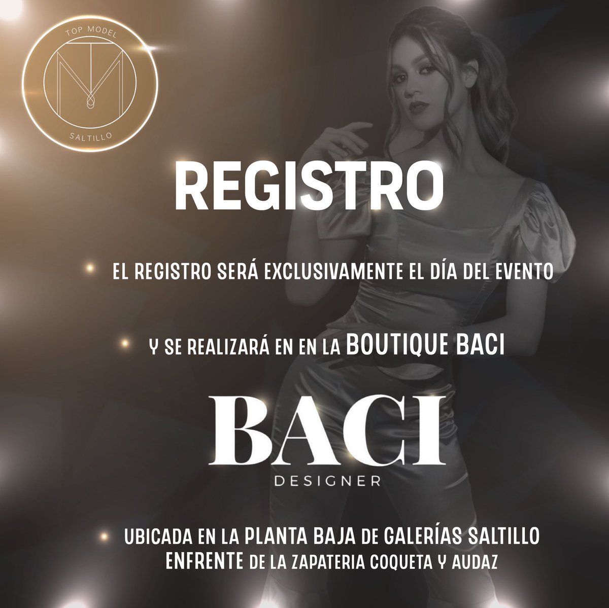 MJMODELOS's tweet photo. #Saltillo #Coahuila acude al gran Casting de @TopmodelSal viene una edición llena de sorpresas. Te esperamos en #Galerias #Saltillo https://t.co/T4Qn0YuJoc