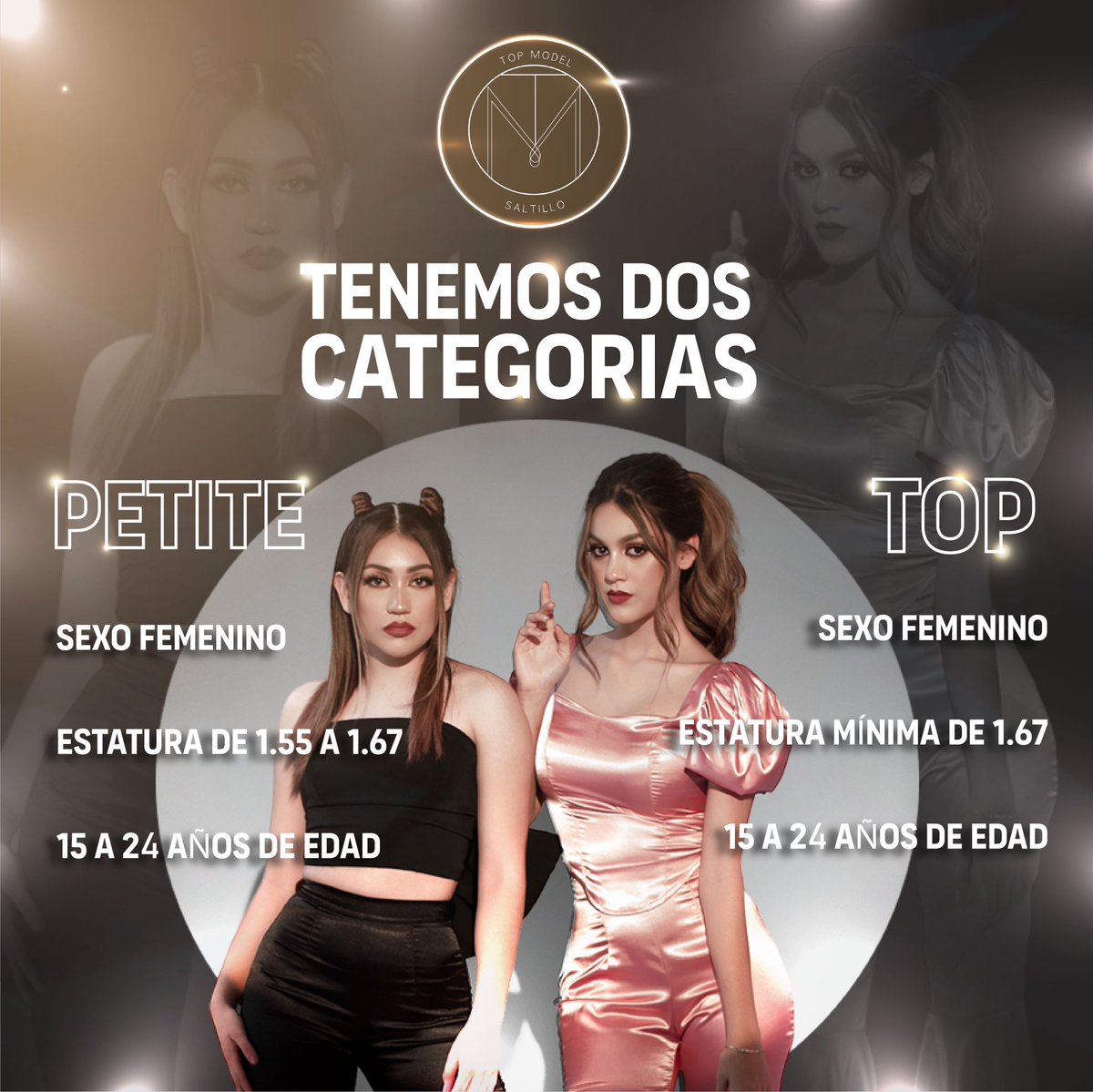 MJMODELOS's tweet photo. #Saltillo #Coahuila acude al gran Casting de @TopmodelSal viene una edición llena de sorpresas. Te esperamos en #Galerias #Saltillo https://t.co/T4Qn0YuJoc