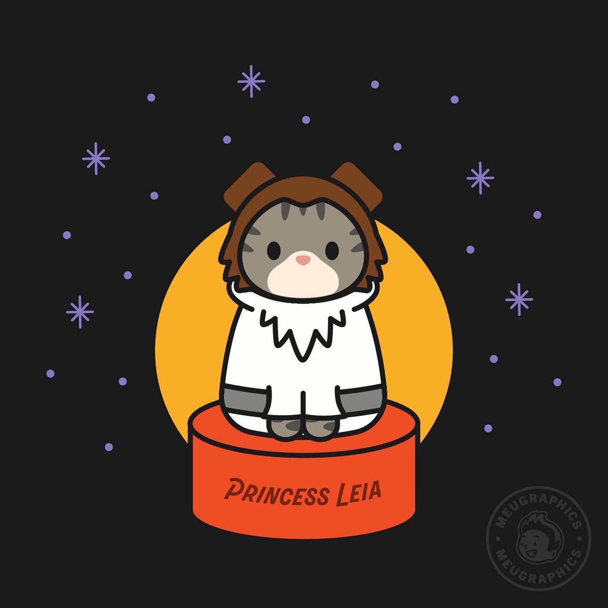 Meugraphics's tweet photo. Day 17/31 #31daysofpetstacularfright
This fearless Princess is leading the Treat Resistance to fight the Trick Order.

You can't fool her and if you try you will be seen as a threat so beware and give her some treats! 🎃👻

#drawlloween #illustrator #Drawtober2022 https://t.co/3ubbX66AH7