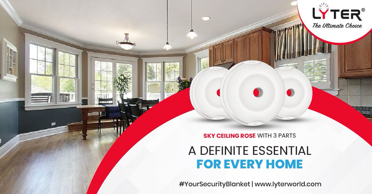 thelyterworld's tweet photo. #YourSecurityBlanket - Elevate the look of your living room with our premium range of quality #CeilingRoses, featuring ergonomic design, easy installation, and optimum ceiling blend.
Choose #Lyter. Choose #reliability.
π: https://t.co/htMK1sp55q
βοΈ: +91-9833623624 https://t.co/aIu9SxM9j1