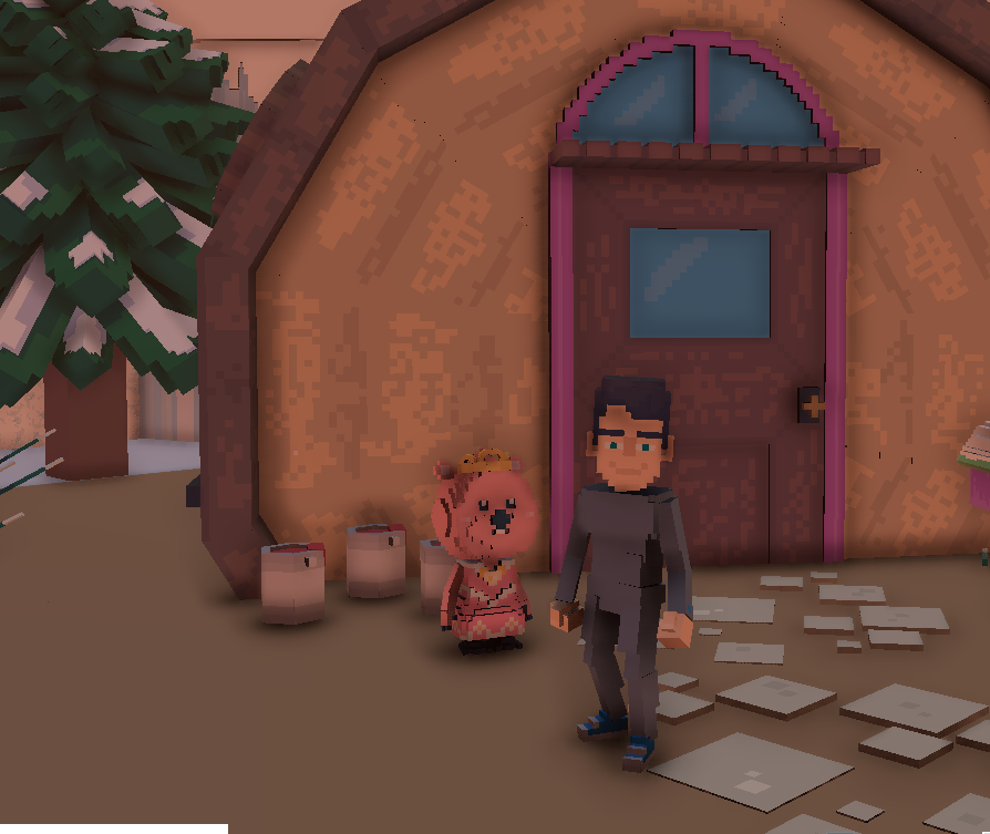 _TIANQINGSE's tweet photo. @TheSandboxGame I just finished my quest on Pororo experience on the #SandboxAlphaS3 for a chance to win a Season 3 Alpha Pass! Here I am with a cute Pororo. Check out my screenshot!

#Pororo https://t.co/mHFlTlp61M