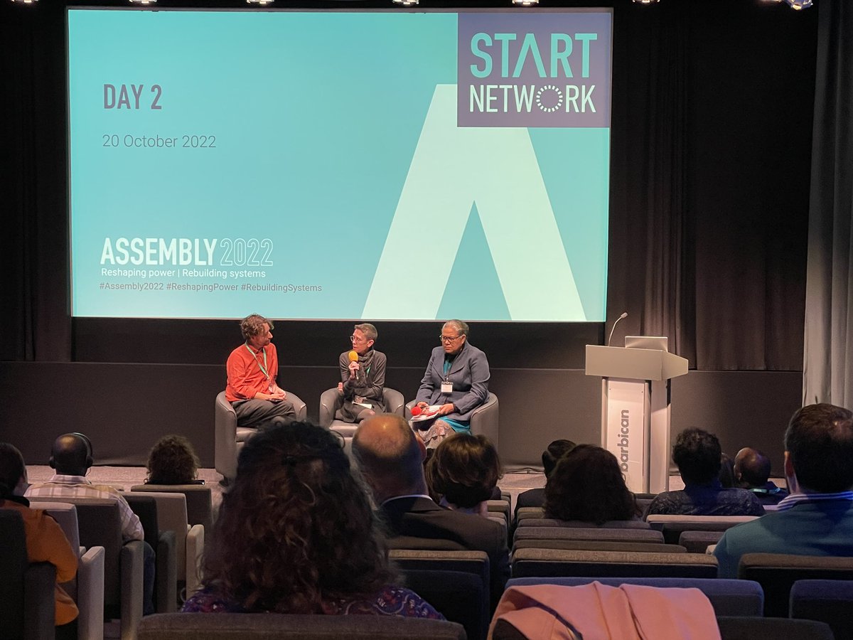 StartNetwork's tweet photo. Reflections from #INGO and #LNGO representatives as we prepare to kick off Day 2 of #Assembly2022 
How are we incentivising humanitarian systems change in our spaces of influence? #ReshapingPower #RebuildingSystems https://t.co/OwhYo2v0Pn