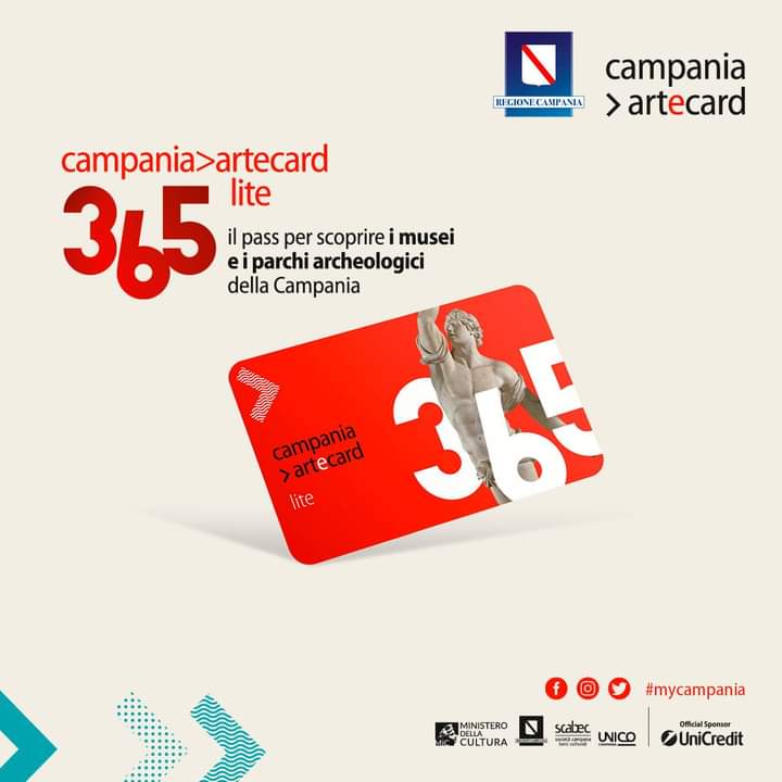 Dal 27 al 30 ottobre, in occasione della Borsa Mediterranea del Turismo Archeologico a Paestum, sarà possibile acquistare il pass 365 Lite al desk campania>artecard per 34 musei musei e siti tra cui: Anfiteatro Campano e Museo archeologico dell'antica Capua